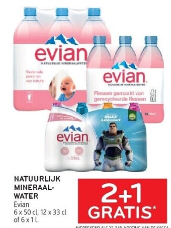 Alvo Natuurlijk mineraalwater evian aanbieding