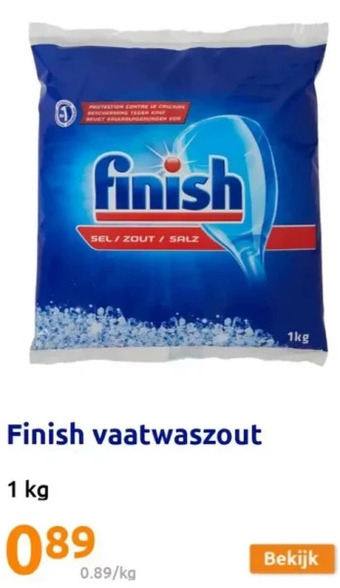 Action Finish vaatwaszout 1 kg aanbieding