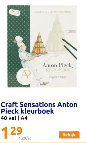 Action Craft sensations anton pieck kleurboek aanbieding