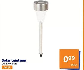 Action Solar tuinlamp aanbieding