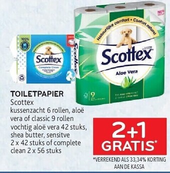 Alvo Toiletpapier scottex aanbieding