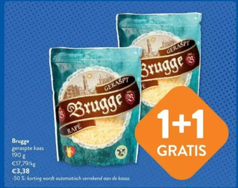 Brugge geraspte kaas 190 g