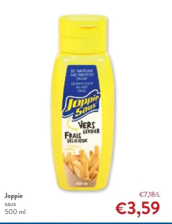 Joppie saus 500 ml