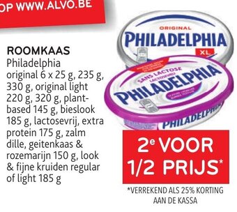 Alvo Philadelphia roomkaas aanbieding