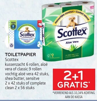 Alvo Scottex toiletpapier aanbieding
