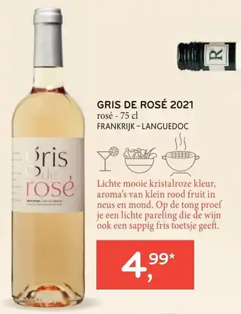Gris de Rose 2021, rose 75 cl