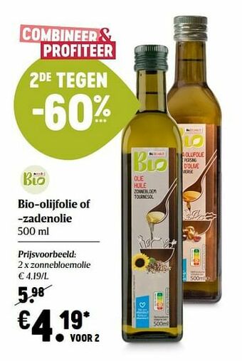 Delhaize Zonnebloemolie aanbieding