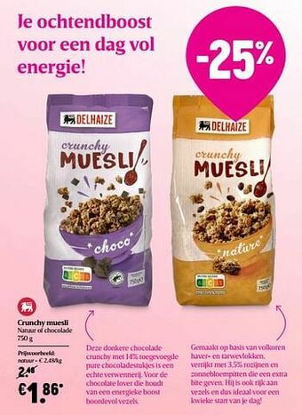 Crunchy muesli natuur