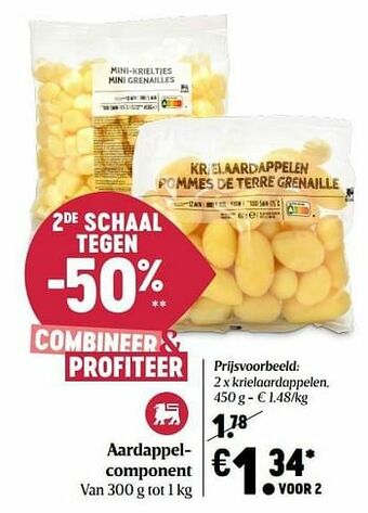 Delhaize Krielaardappelen aanbieding