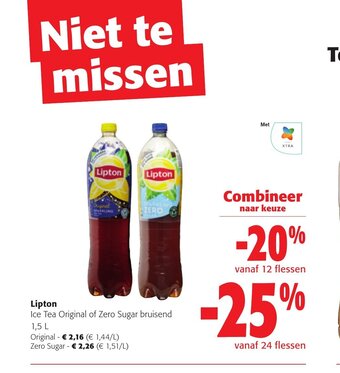 Colruyt Lipton Ice Tea Original aanbieding