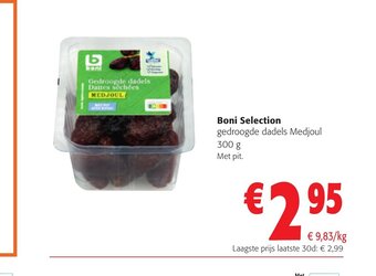 Boni Selection gedroogde dadels Medjoul 300 g