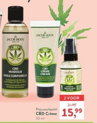 Holland & Barrett Cbd creme 50 ml aanbieding