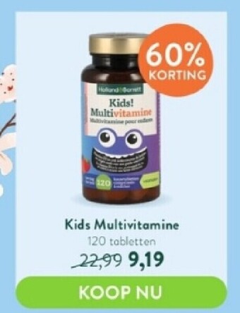 Holland & Barrett Kids multivitamine aanbieding
