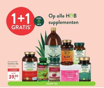 Holland & Barrett Cod liver olie 240 softgels aanbieding