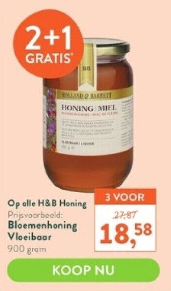 Bloemenhoning vloeibaar 900 gram
