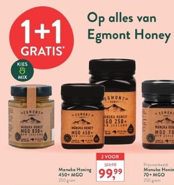 Holland & Barrett Manuka honing 450+ mgo 250 gram aanbieding