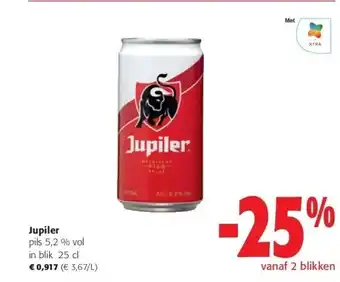 Colruyt Jupiler pils 5,2 % vol in blik 25 cl aanbieding