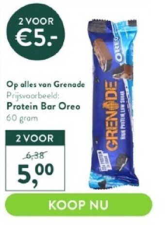 Protein bar oreo 60 gram