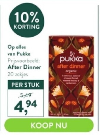 After dinner 20 zakjes