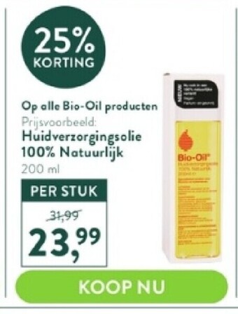 Huidverzorgingsolie 100% natuurlijk 200 ml