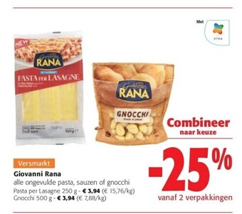 Colruyt Giovanni rana pasta per lasagne 250 g aanbieding