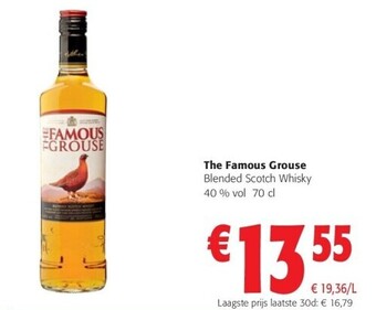 Colruyt The famous grouse blended scotch whisky 40 % vol 70 cl aanbieding