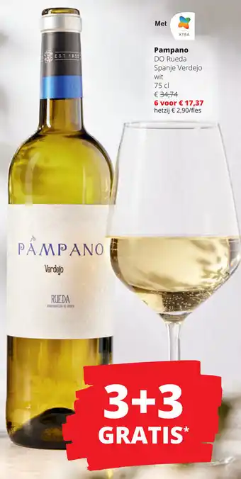 Pampano DO rueda Spanje verdejo wit 75CL