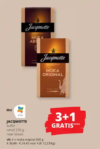 Jacqmotte 4x moka original 500G