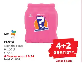 Spar Fanta what the Fanta 6x50CL aanbieding