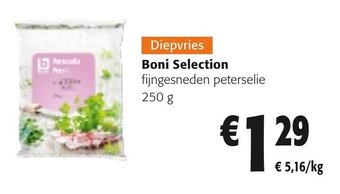 Colruyt Boni selection fijngesneden peterselie 250g aanbieding