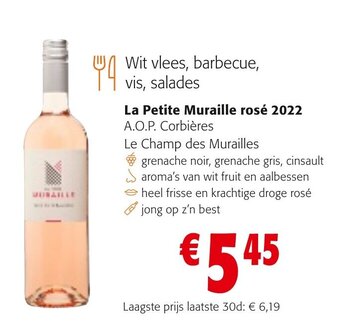 Colruyt La petite muraille rose 2022 aanbieding