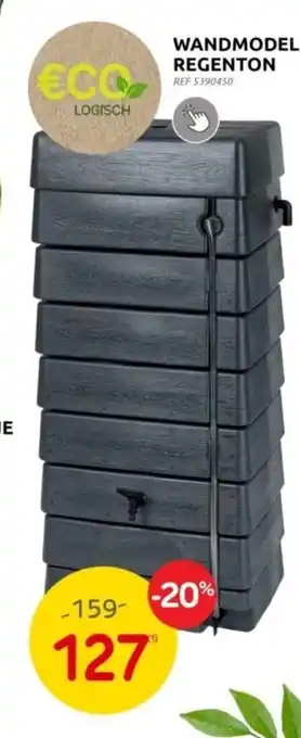 BricoPlanit Wandmodel Regenton Ref. 5390450 aanbieding
