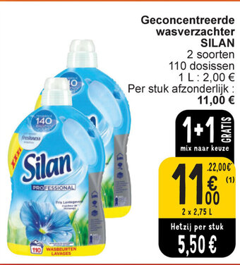 Cora Silan Geconcentreerde Wasverzachter 2 x 2.75L aanbieding