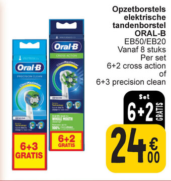 Cora Oral-B Opzetborstels Elektrische Tandenborstel aanbieding