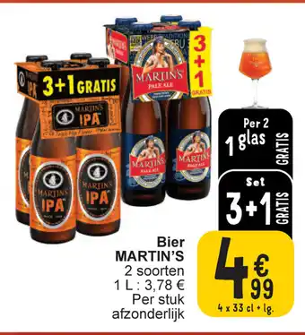 Cora Martin's Bier 4 x 33cl +lg aanbieding