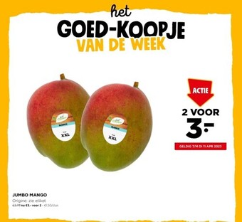 Jumbo Jumbo mango aanbieding