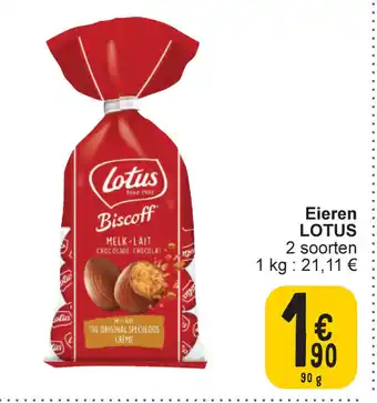 Cora Lotus eieren 2 soorten 90 g aanbieding