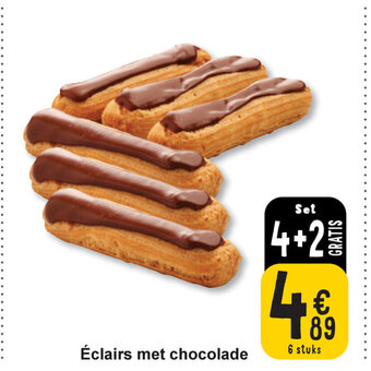 Cora Eclairs met chocolade aanbieding