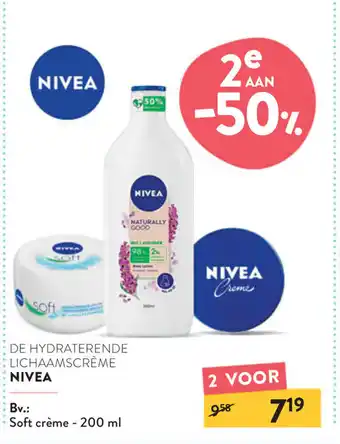 Di Nivea soft creme 200 ml aanbieding