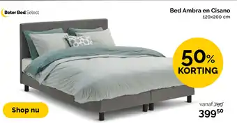 Beter Bed Bed Ambra en Cisano 120*200cm aanbieding