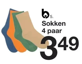 Zeeman Sokken aanbieding