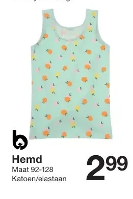 Zeeman Hemd aanbieding