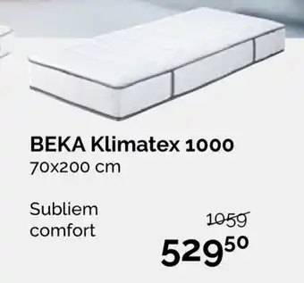 Beter Bed Beka Klimatex 1000 70*200cm aanbieding