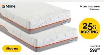 Mline Matrassen 80*200cm