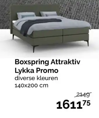 Beter Bed Karlsson Boxspring Attraktiv Lykka Promo 140*200cm aanbieding