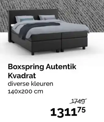 Karlsson Boxspring Autentik Kvadrat 140*200cm