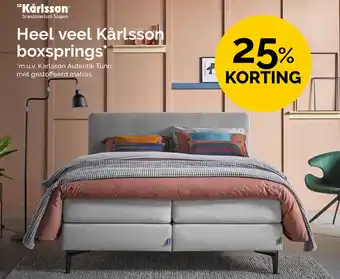 Karlsson Boxspring - 25% KORTING!