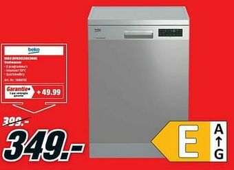 MediaMarkt Beko dfn26320x2mm vaatwasser aanbieding