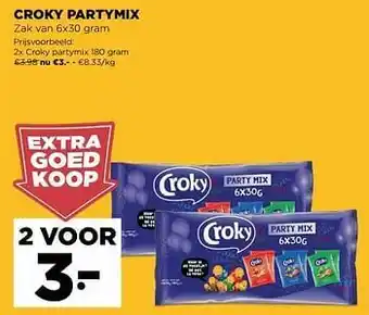 Jumbo Croky partymix aanbieding