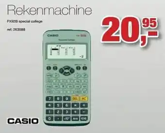 Rekenmachine fx92b special college